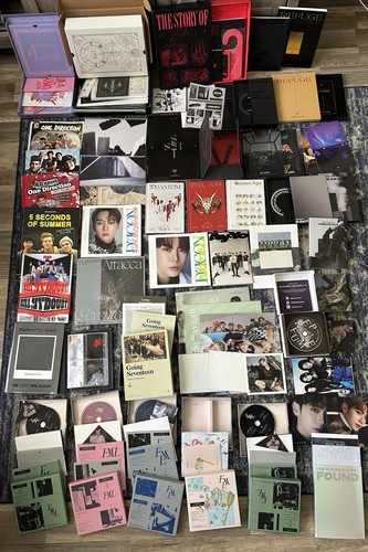 Huge kpop album lot - lot, seventeen